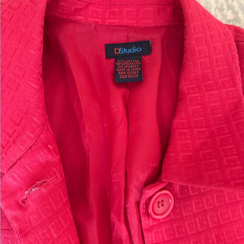 Studio Women's Red Blazer